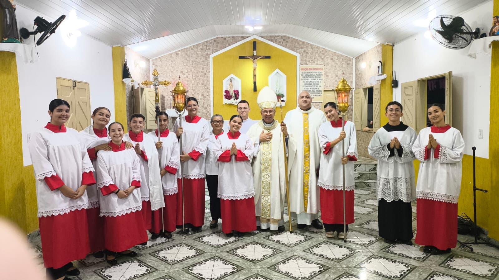 Visita Pastoral de Dom Edivalter Andrade fortalece a caminhada de fé na Paróquia Santa Dorotéia, em Joaquim Pires